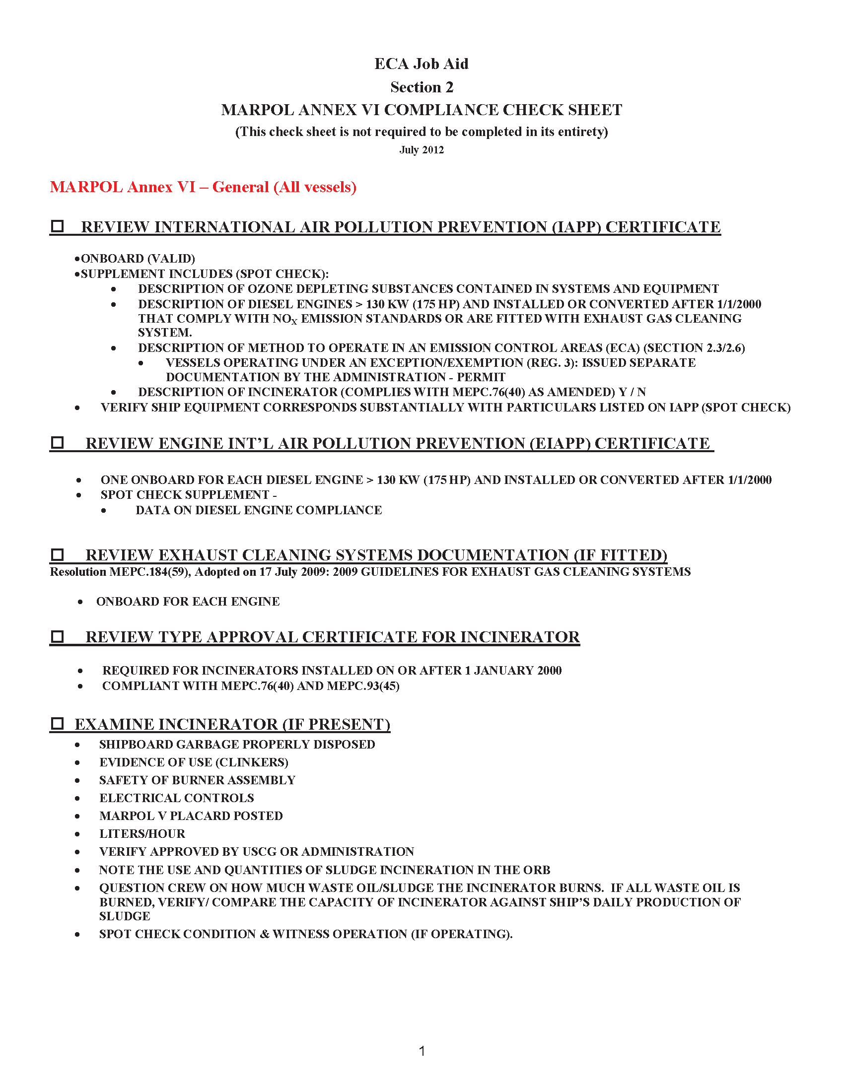 Image of applicable regulation