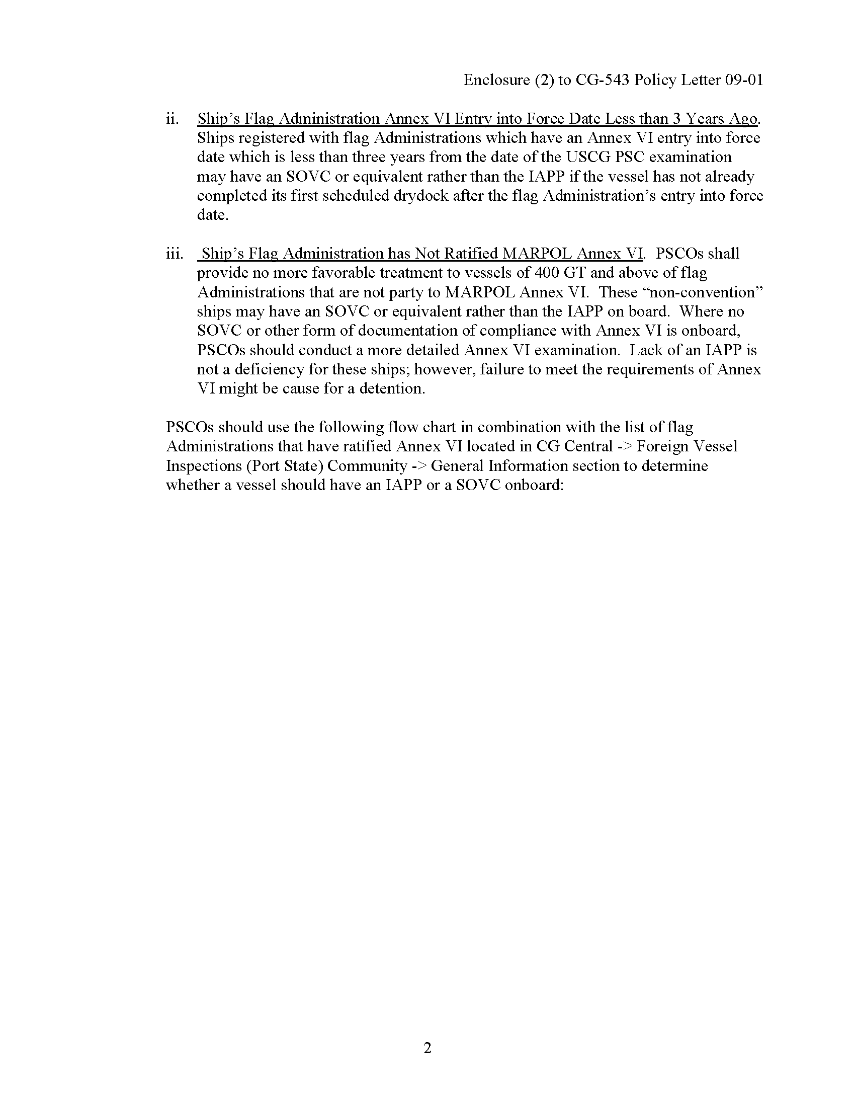 Image of applicable regulation