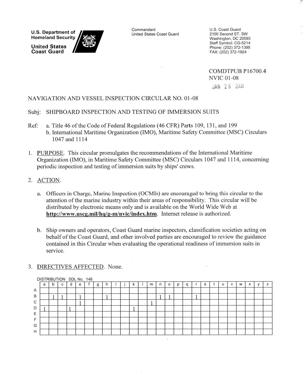 Image of applicable regulation