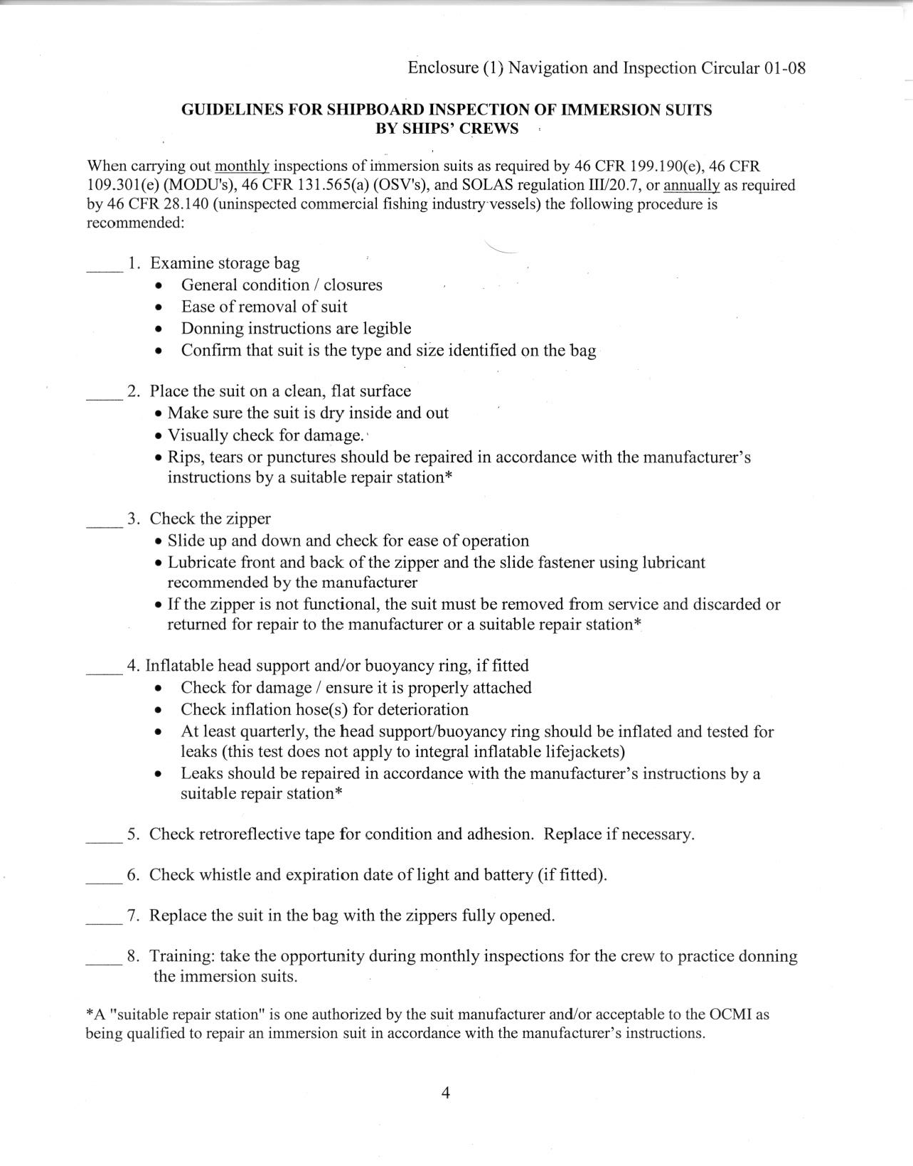 Image of applicable regulation