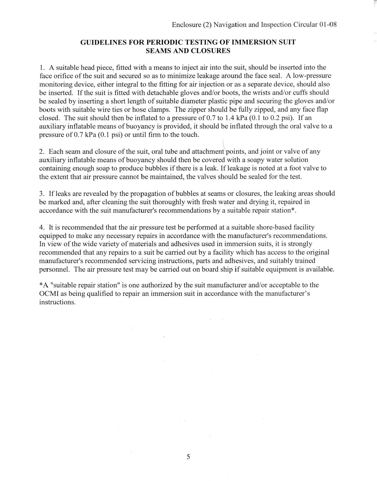 Image of applicable regulation