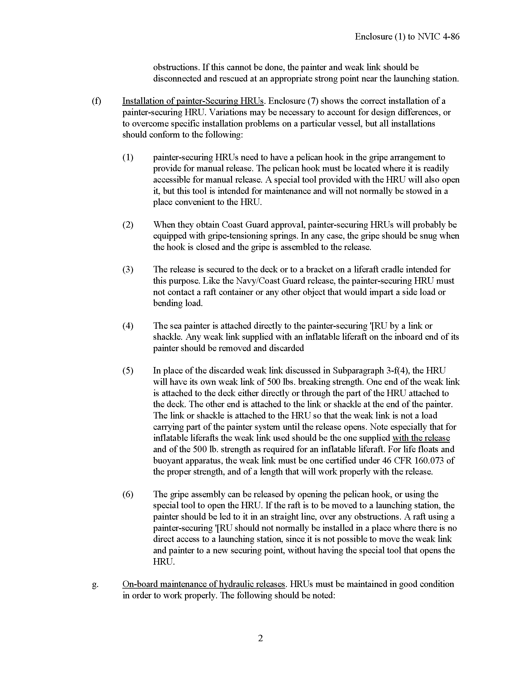 Image of applicable regulation